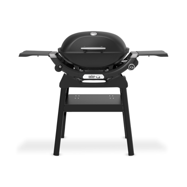 Weber Q 2200N Portable Gas Grill with Side Tables & Compact Stand