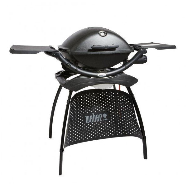 Weber Q 2200 Portable Gas Grill with Stand – Black