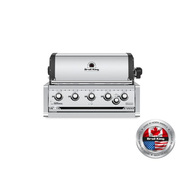 Broil King Imperial S570 Built-In Gas Grill – 5-Burner Stainless Steel with Rotisserie