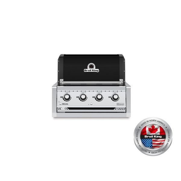Broil King Regal 420 Built-In Gas Grill – 4-Burner with Rotisserie Burner
