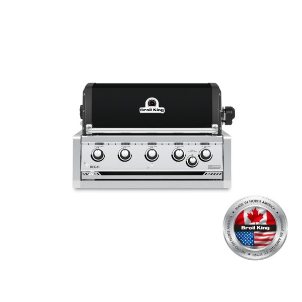 Broil King Regal 570 Built-In Gas Grill – 5-Burner with Rotisserie Burner