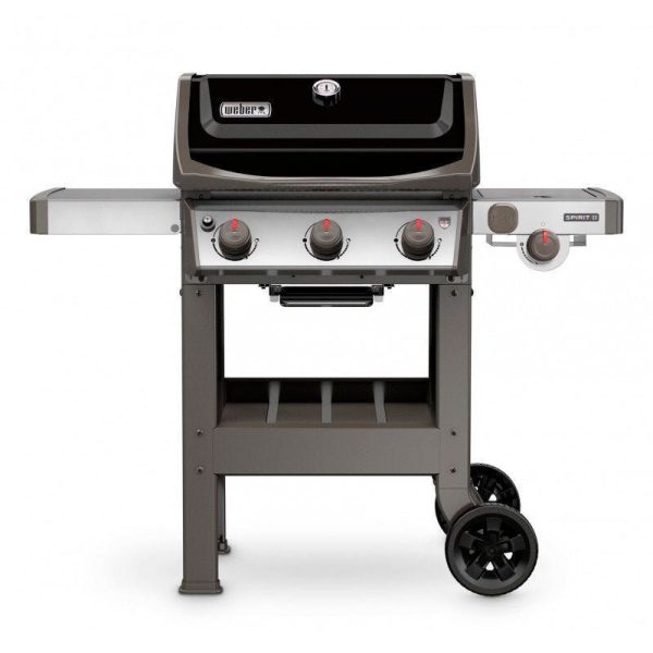 Weber Spirit II E-320 GBS Gas Grill – 3-Burner with Side Burner, Black