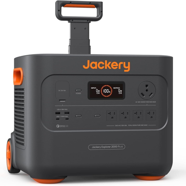 Jackery Solar Generator 4000 Kit – Explorer 2000 Plus, E2000 Plus Battery & 2 x 200W Solar Panels