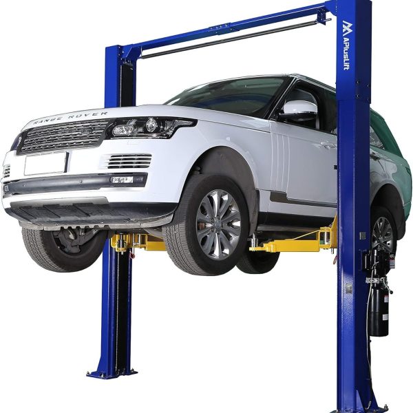 APlusLift HW-10KOH-A Overhead Clear Floor 2-Post Car Lift – 10,000 lb Capacity