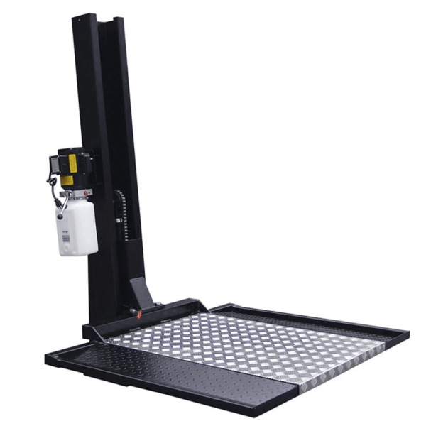 Auto Lift SC-2K Single Column Turf Lift – 2,000 lb Capacity, Black