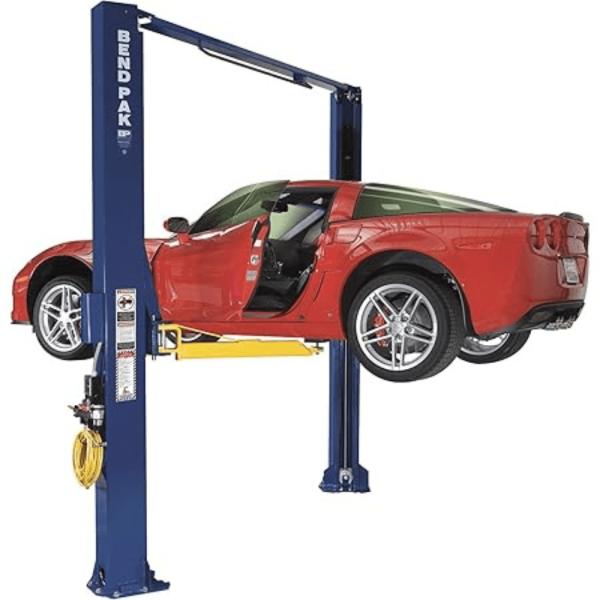 BendPak XPR-10AS-LP Asymmetric 2-Post Car Lift – 10,000 lb Capacity