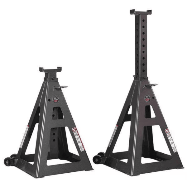 Tall Vehicle Jack Stands – 35-Ton Capacity, Heavy-Duty (Pair)
