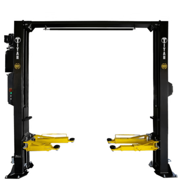 Titan Lifts HD2P-9KMSC Master Series Clear Floor 2-Post Car Lift – 9,000 lb Capacity
