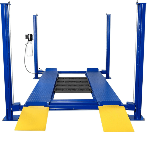 WEIZE PLA-1030 4-Post Car Lift with Caster Kit – 8,500 lb Capacity