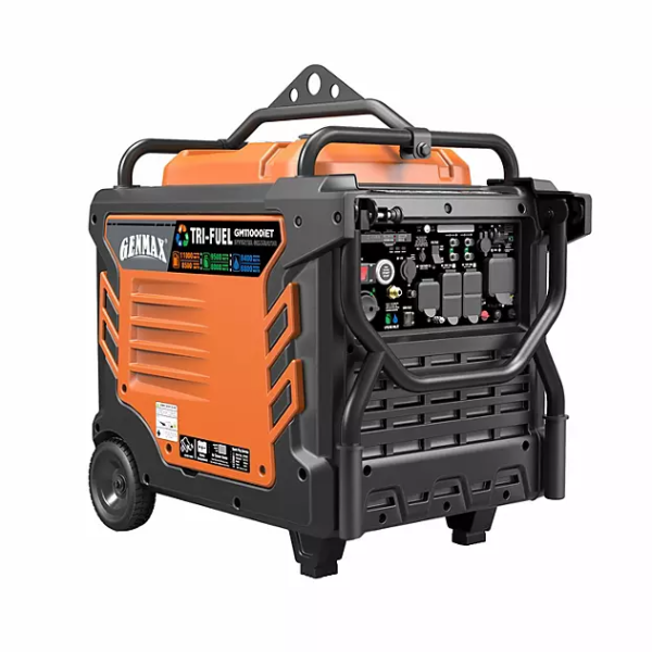 Genmax Tri-Fuel Portable Inverter Generator – 11,000 Watt, Remote Start