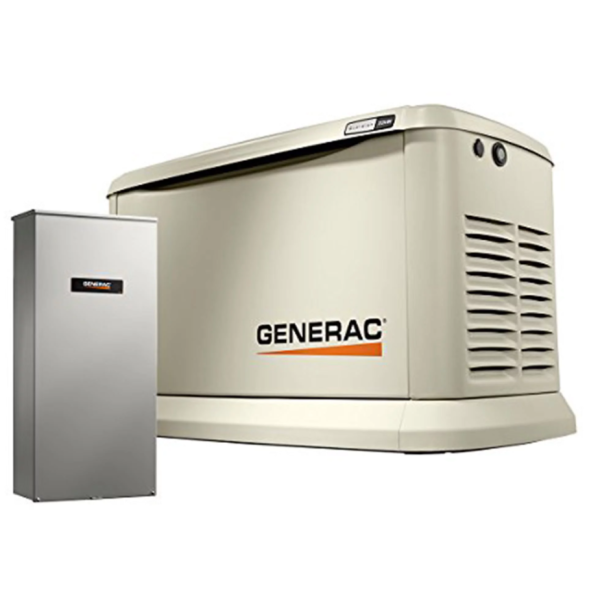 Generac Guardian 22kW Home Standby Generator – Air Cooled, Wi-Fi, 200 Amp Transfer Switch