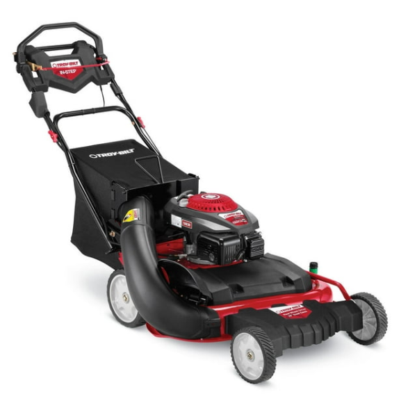 Troy-Bilt 3-in-1 Self-Propelled Gas Lawn Mower – 28 Inch, 195cc, Rear-Wheel Drive